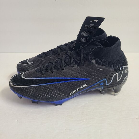 NEW Nike Zoom Superfly 9 Elite FG Soccer Cleats DJ4977-040 Size 6.5 Black